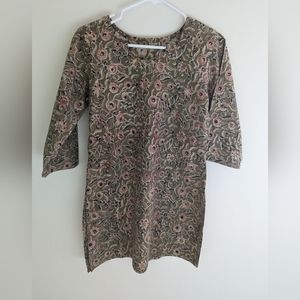 Kalamkari short kurta